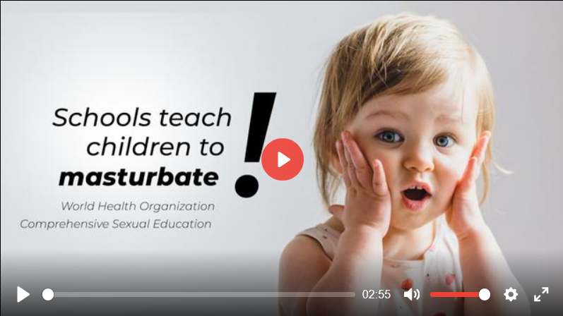 Schools Teach Children How To Masturbate